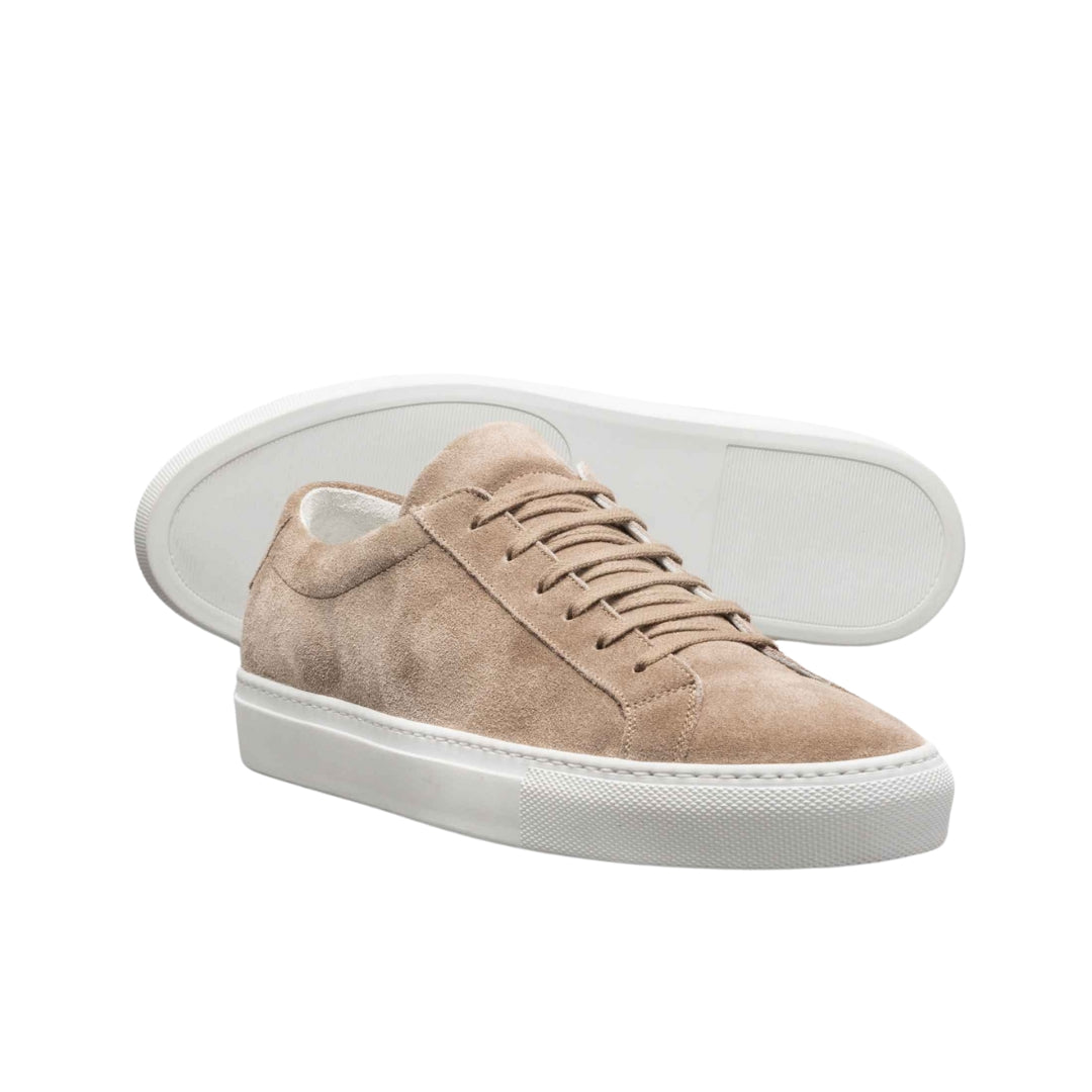 Sneaker Wildleder beige