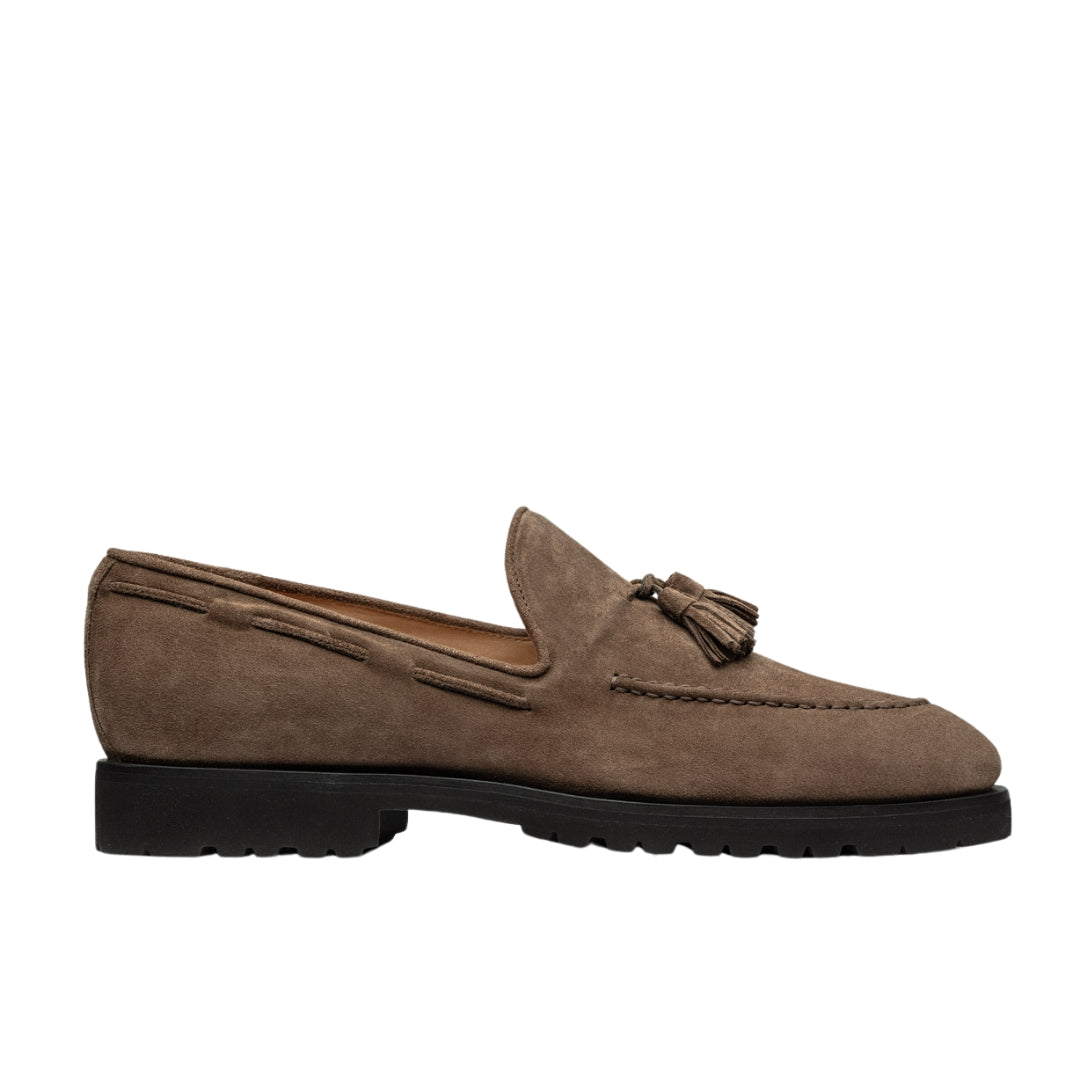 Tassel Loafer Wildleder braun