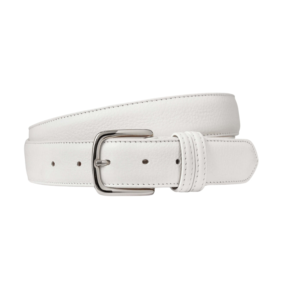 Gürtel Kalbsleder weiß