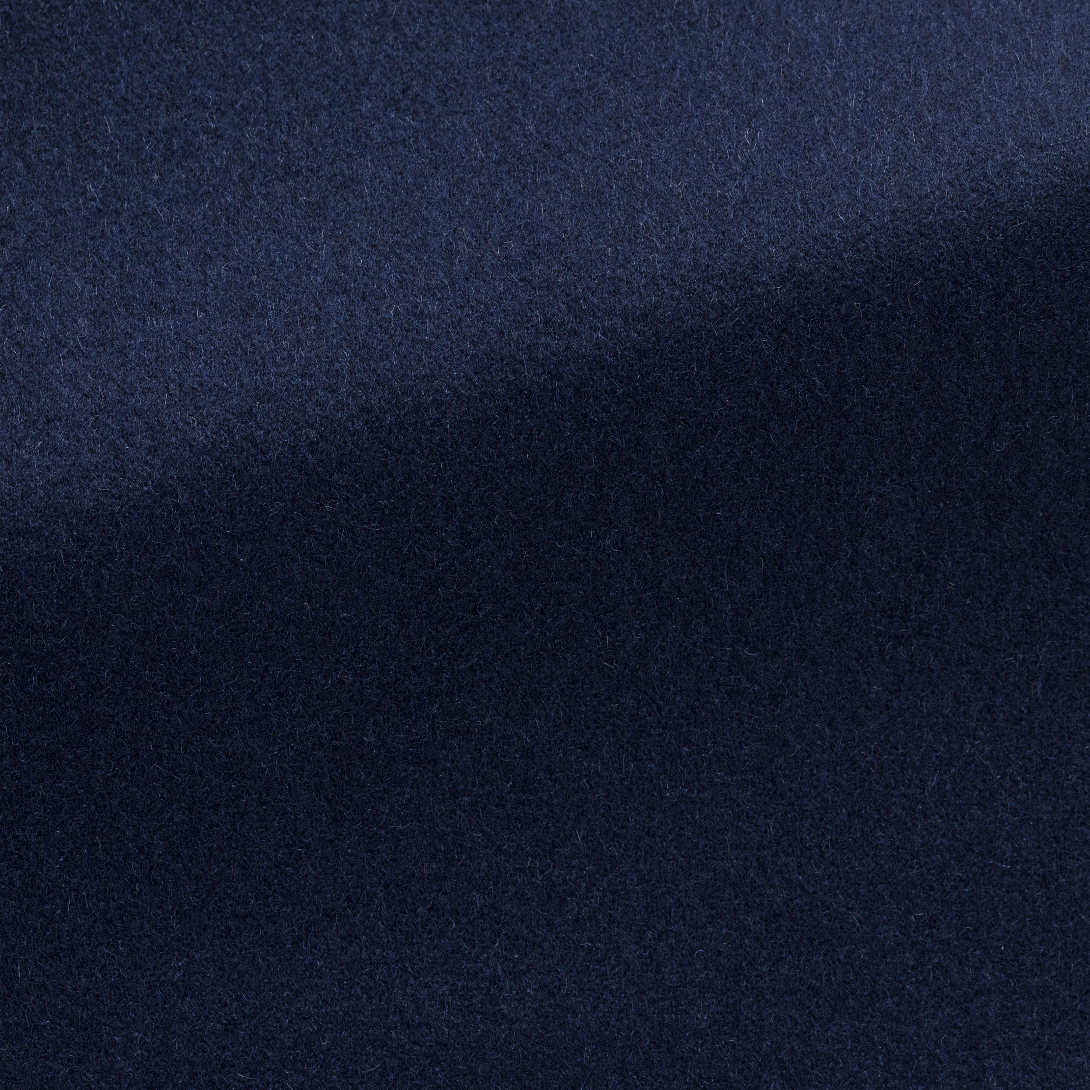 Mitternachtsblaues Doppelreihiges Sakko aus gebürsteter Yakwolle
