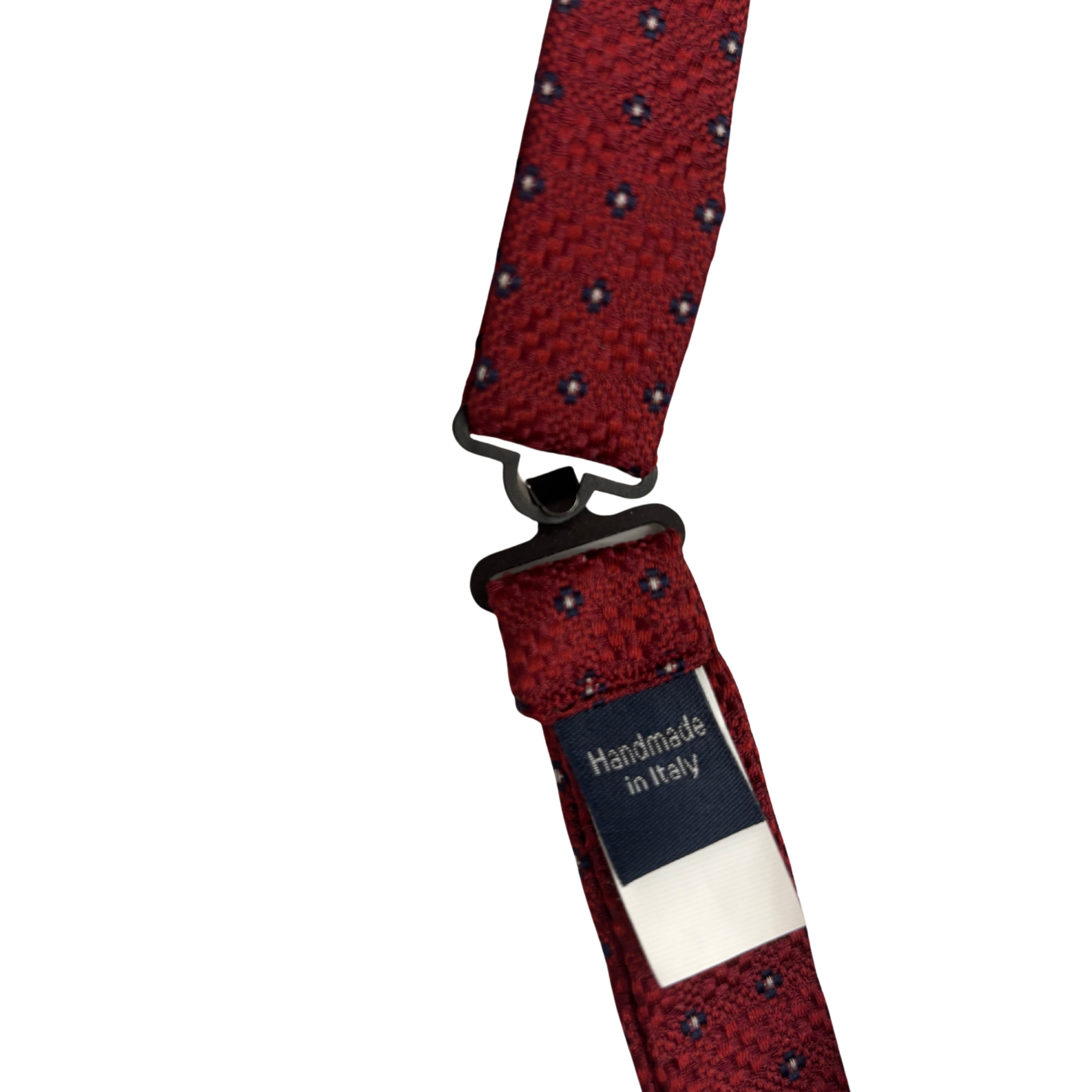 Fliege Bordeaux mit feinem Ornamentmuster