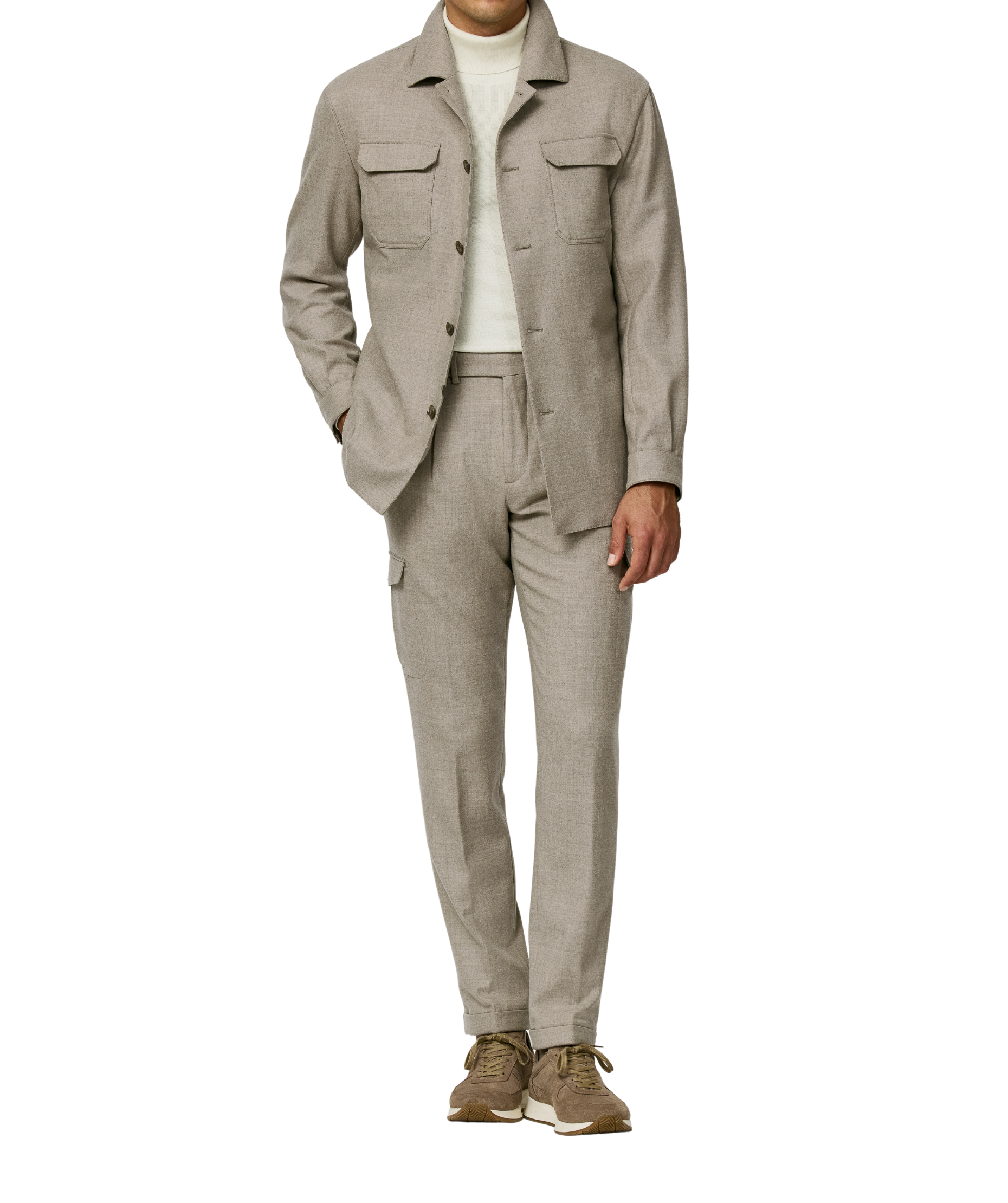Look: Taupe trifft Struktur
