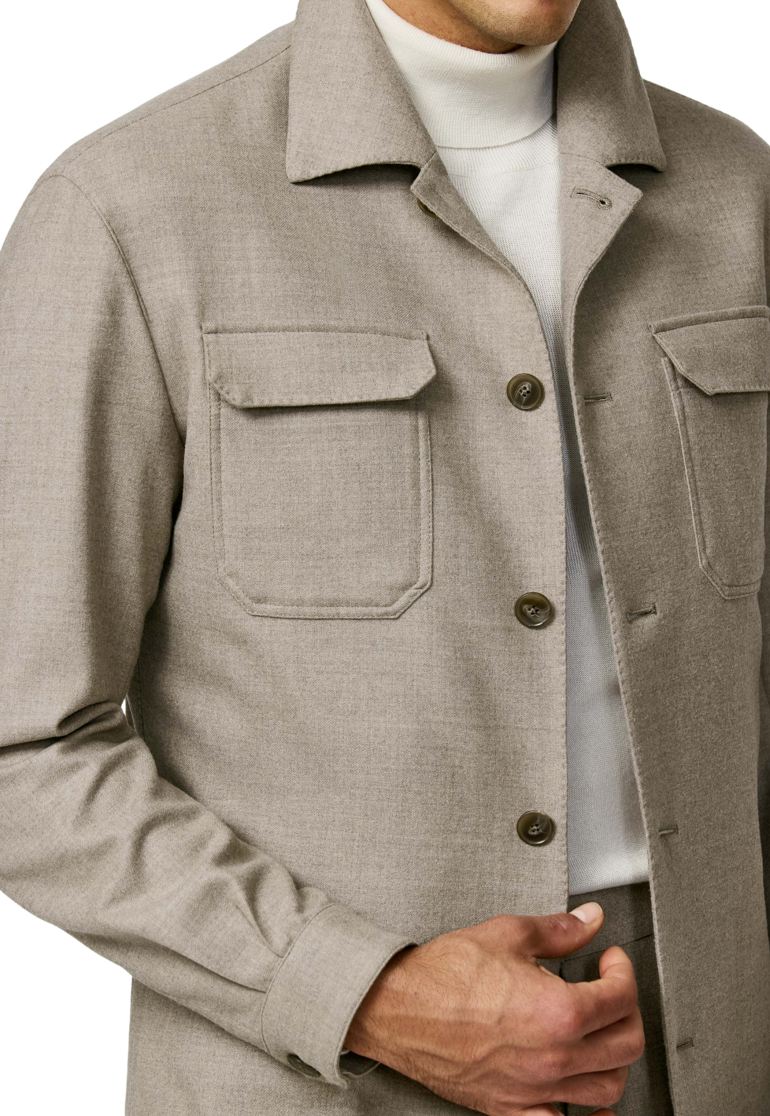 Look: Taupe trifft Struktur