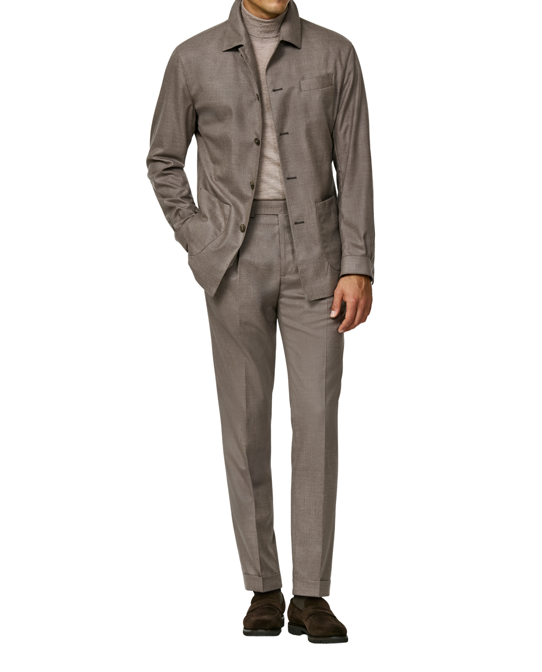 Look: Taupe, Informell & Cashmere