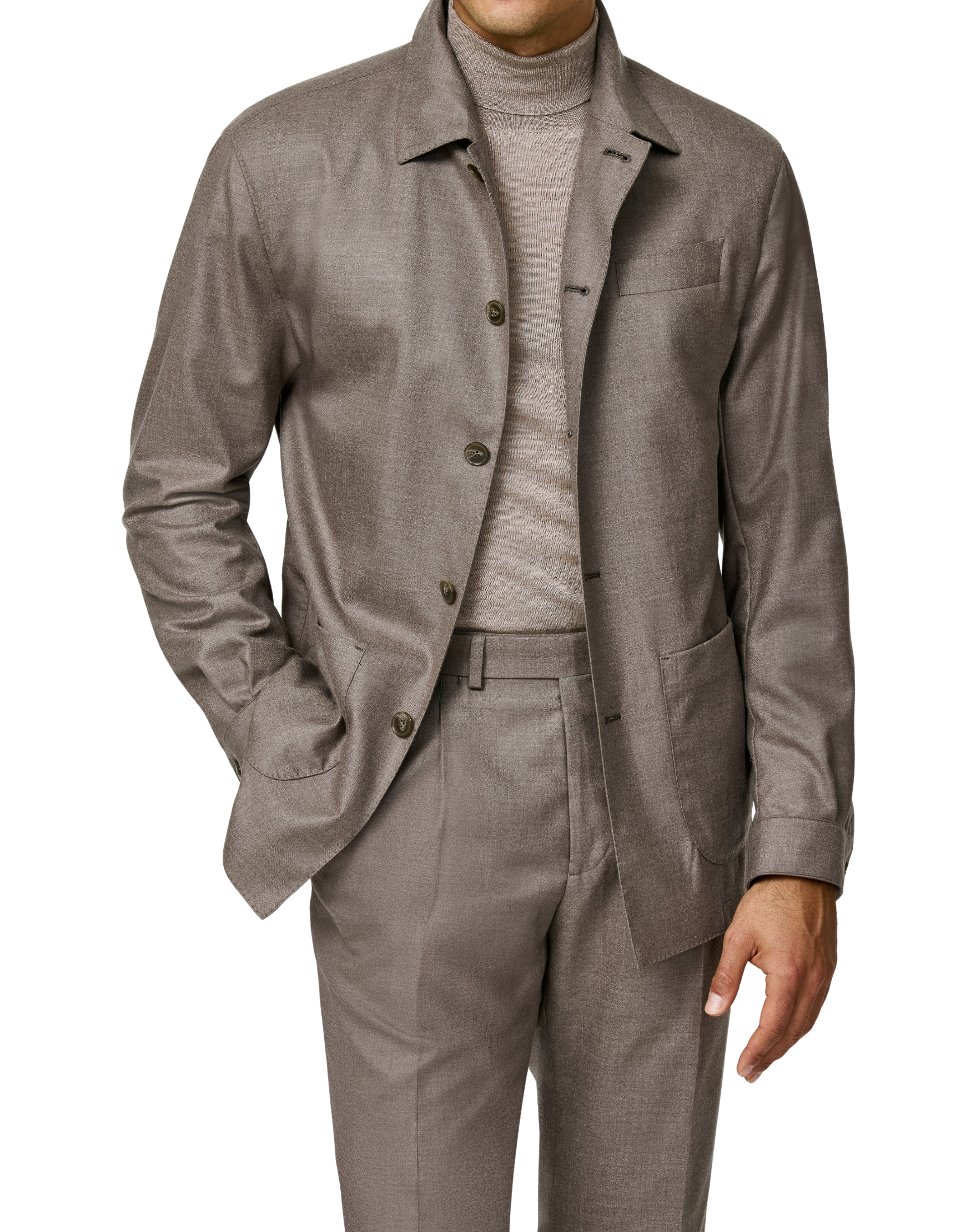 Look: Taupe, Informell & Cashmere