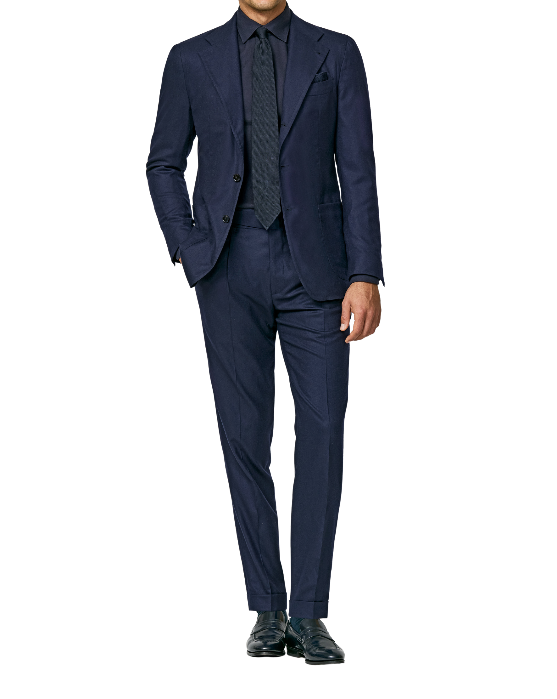 Look: Feines Navy aus Cashmere