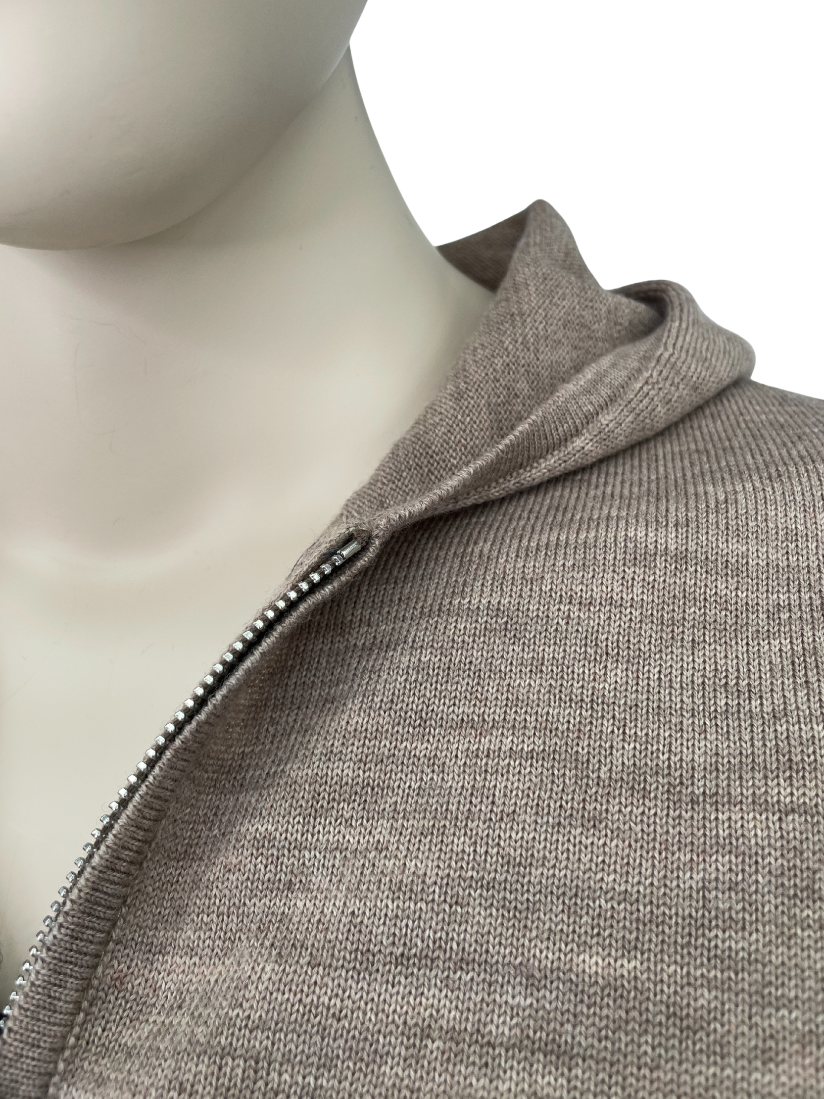 Merino Hoodie in Beige