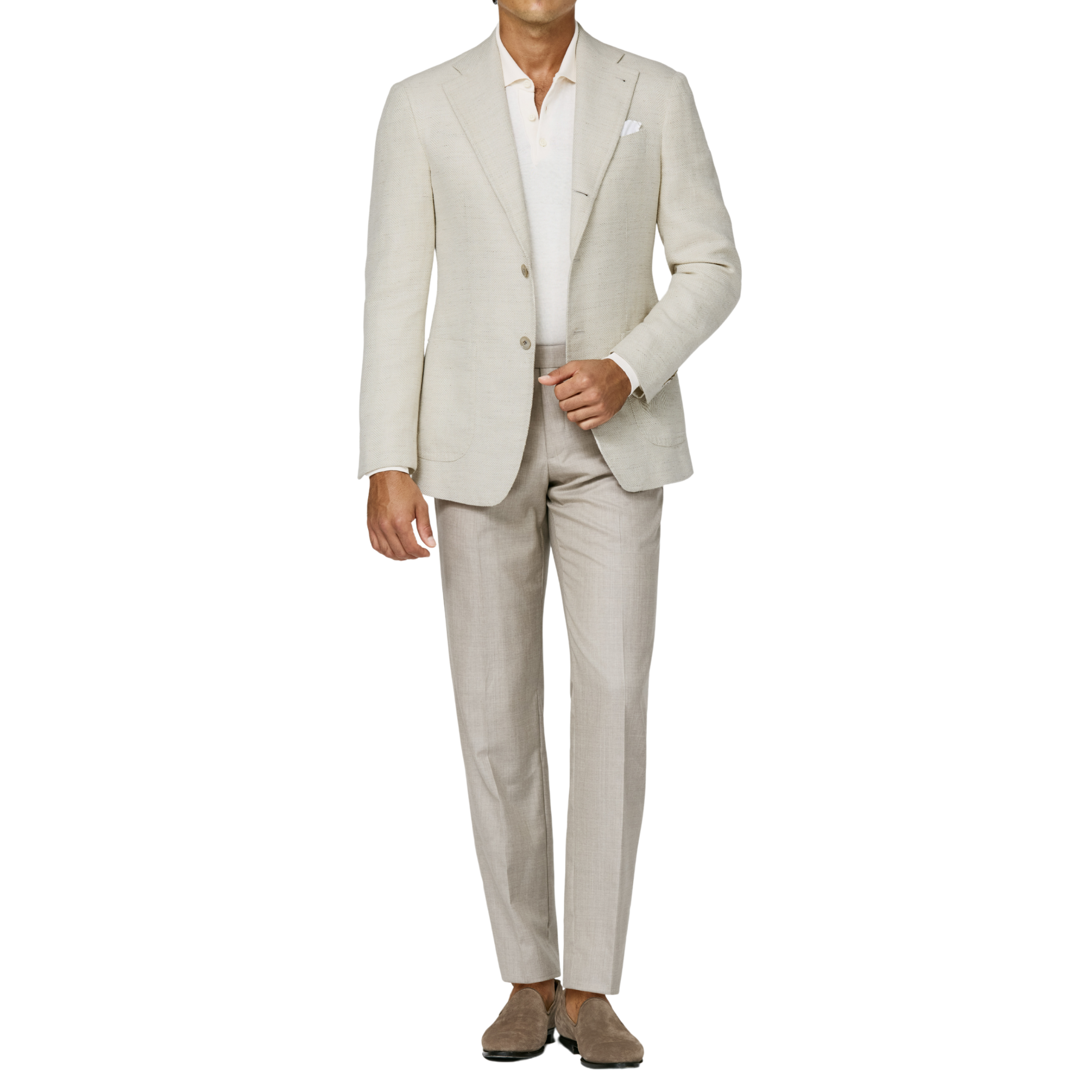 Fischkrätten Sakko in off white ecru