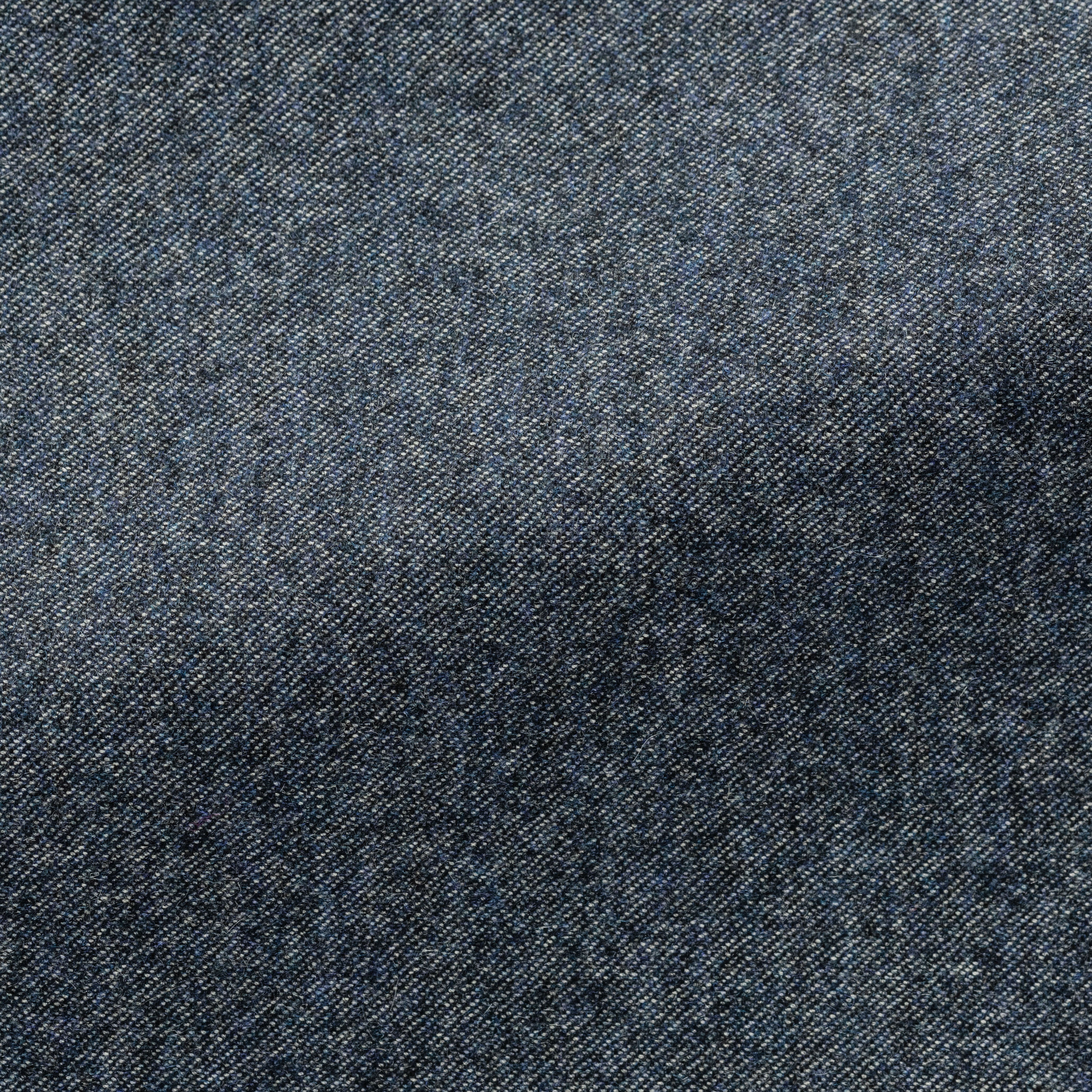 Denimblauer Informeller Anzug aus Flannel