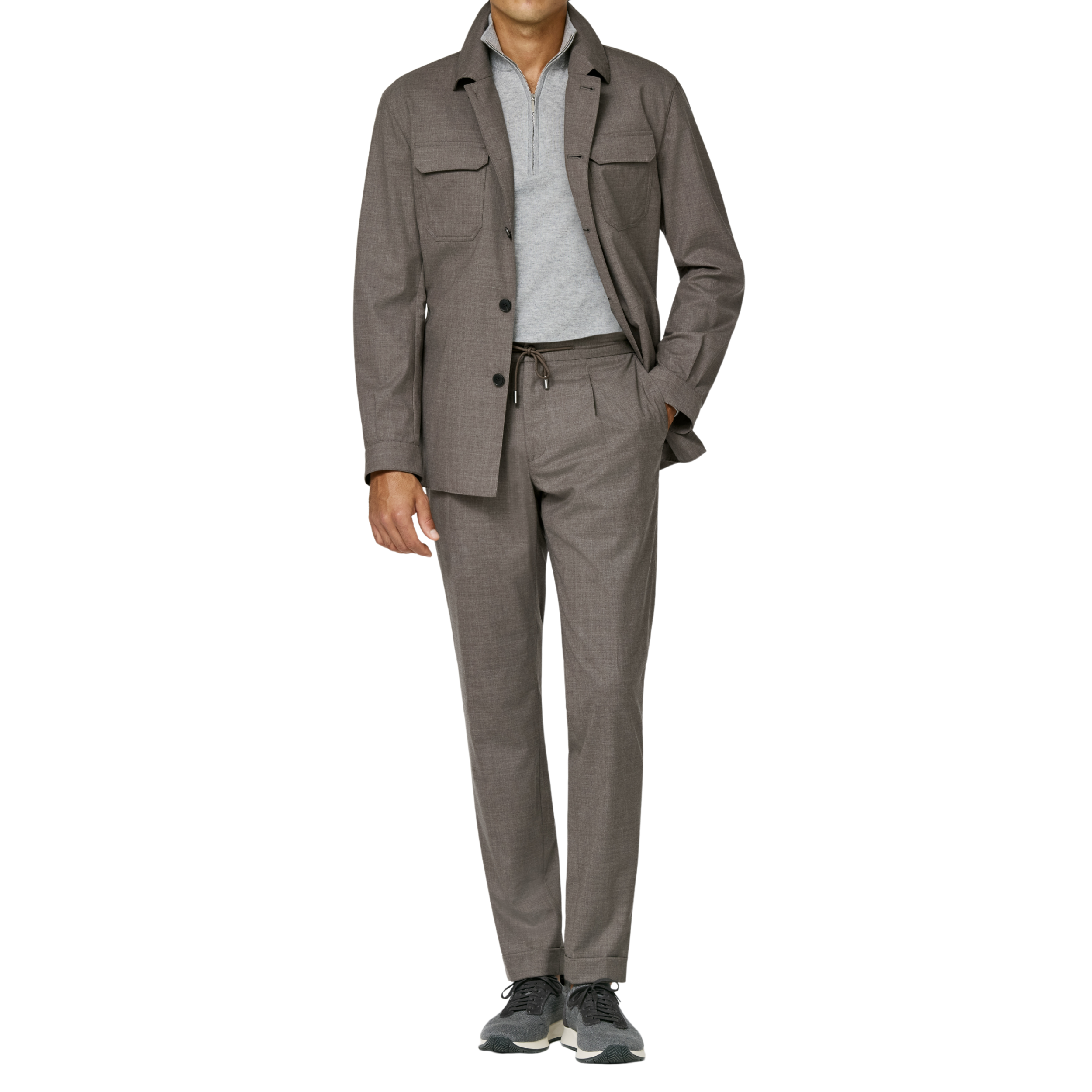 Anzug in Mocha Comfort