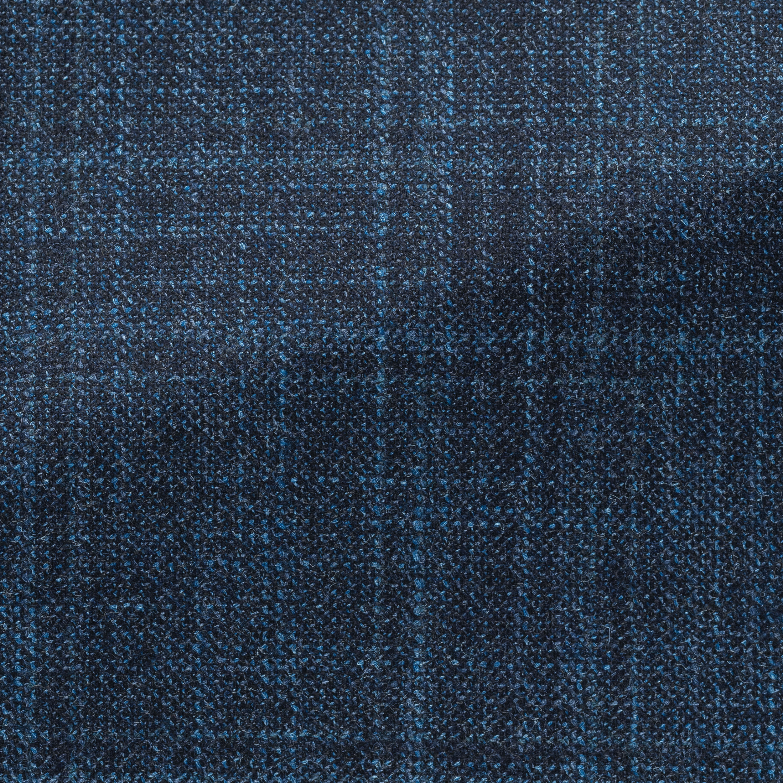 Sakko in Neapolitan Blue mit glencheck aus Wolle-Seide-Kaschmir