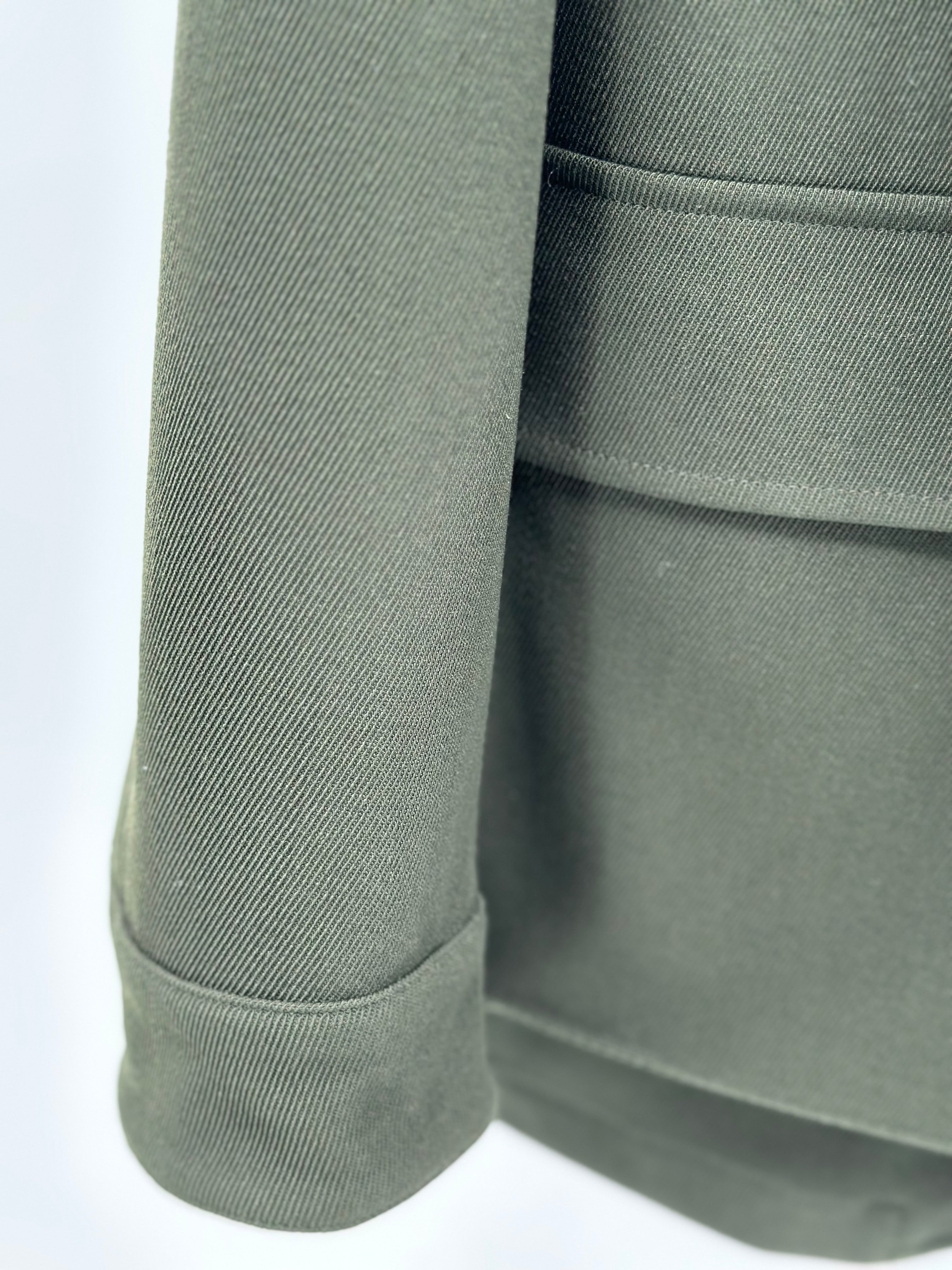 Shirt-Jacket grün