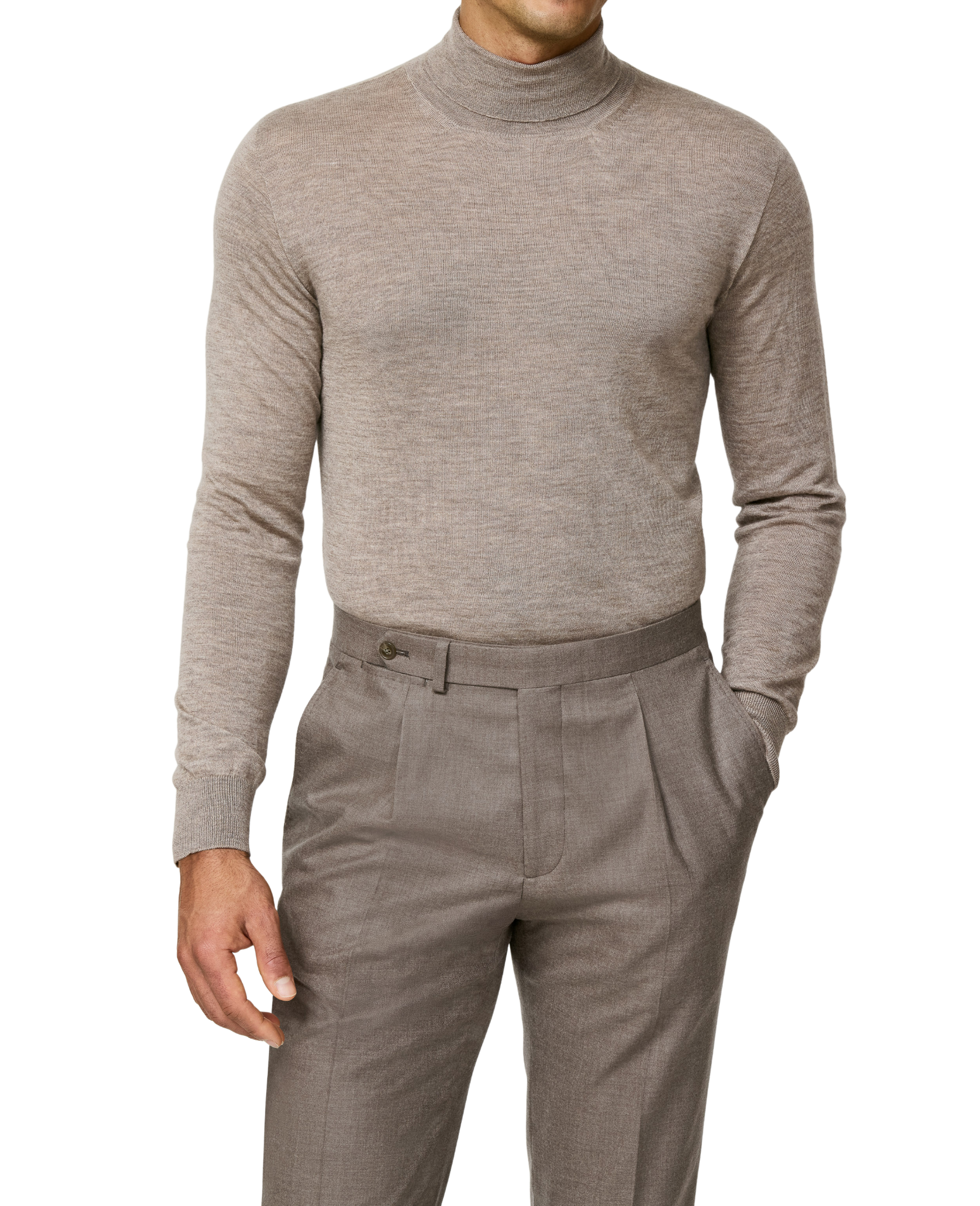 Look: Taupe, Informell & Cashmere