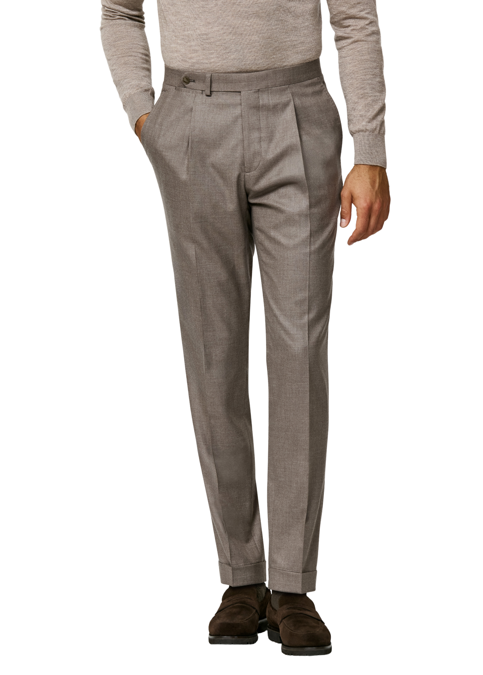 Look: Taupe, Informell & Cashmere