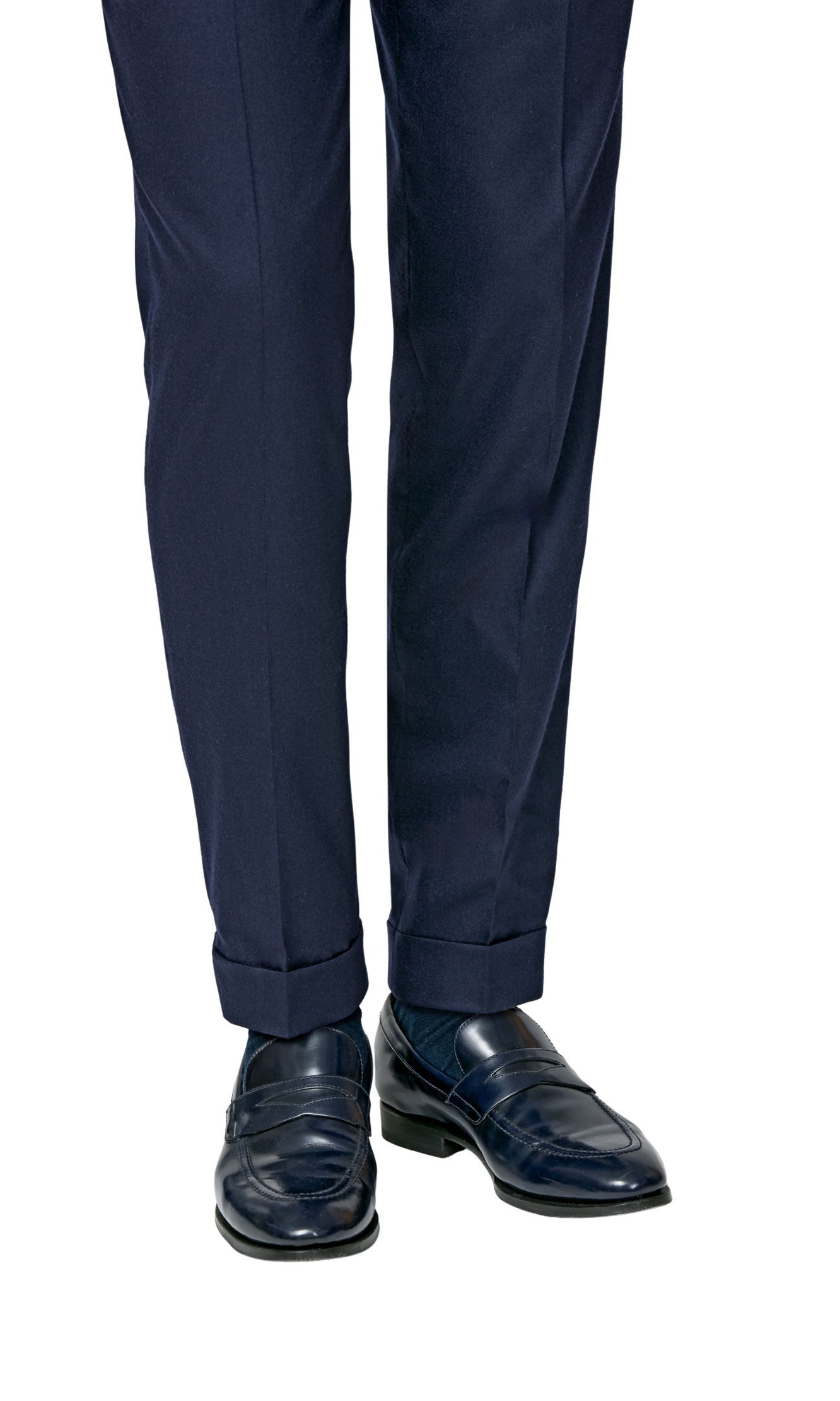 Look: Feines Navy aus Cashmere