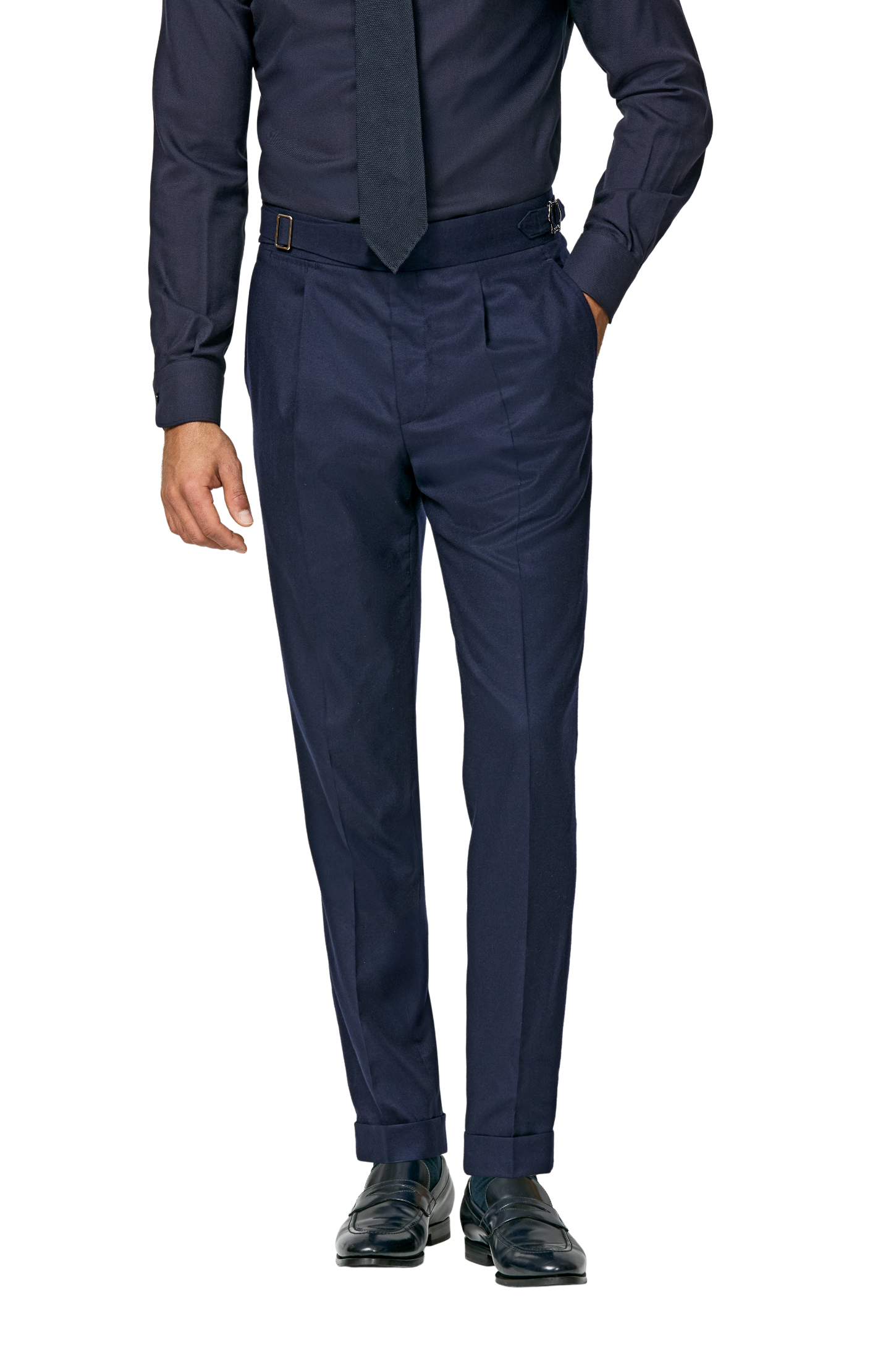 Look: Feines Navy aus Cashmere