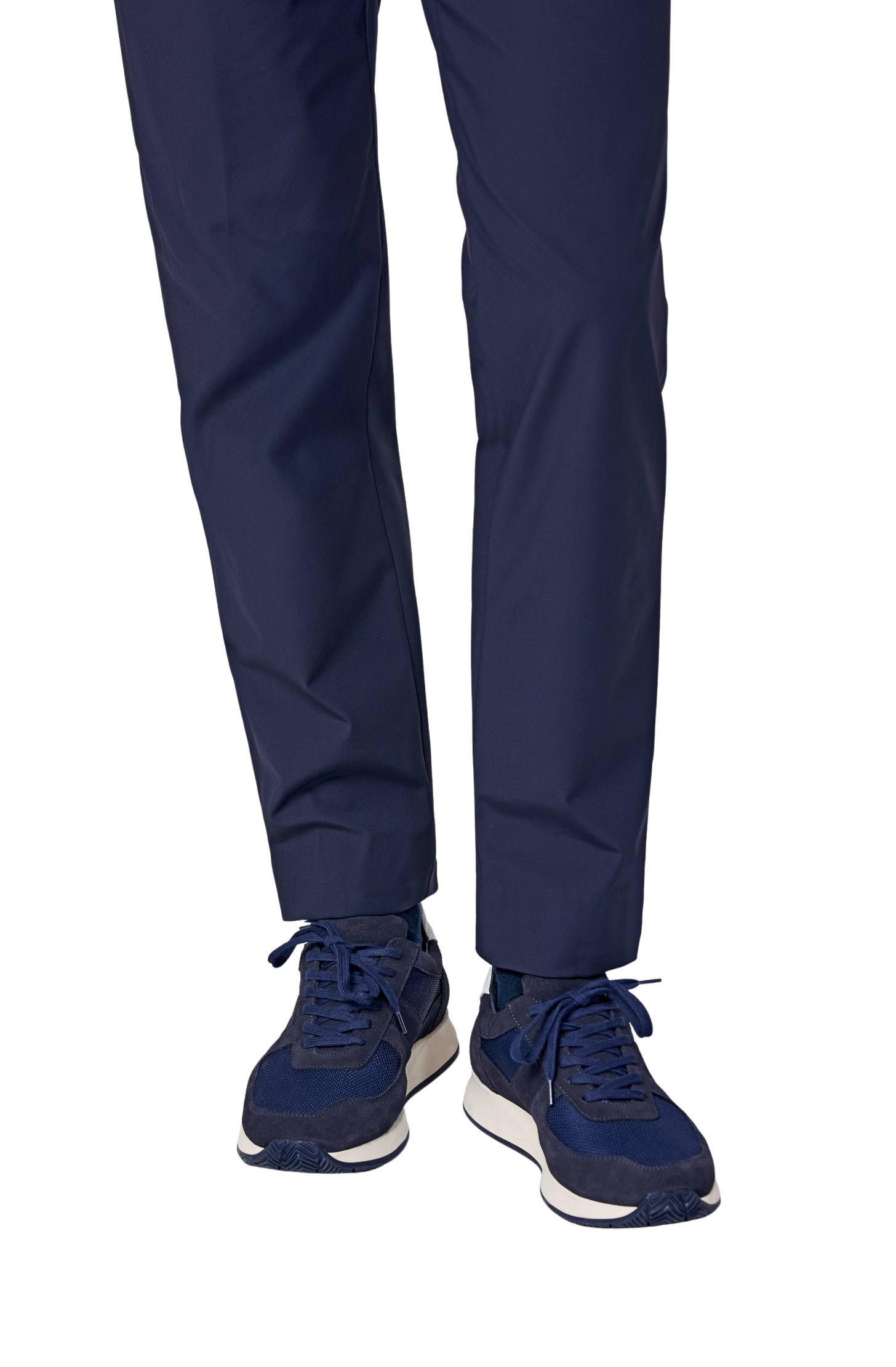 Look: Grau trifft Blau