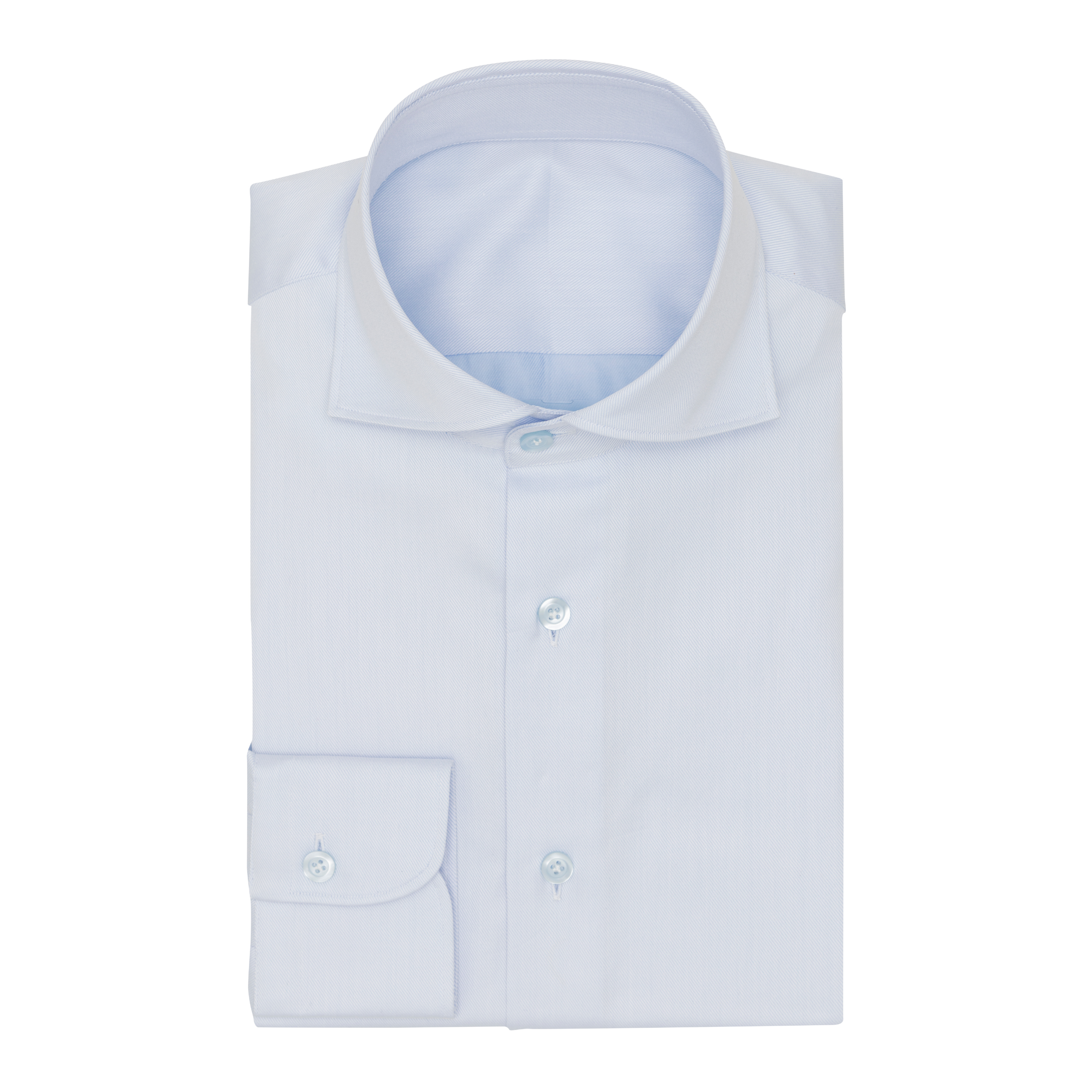 Hemd - hellblau dobby twill handmade