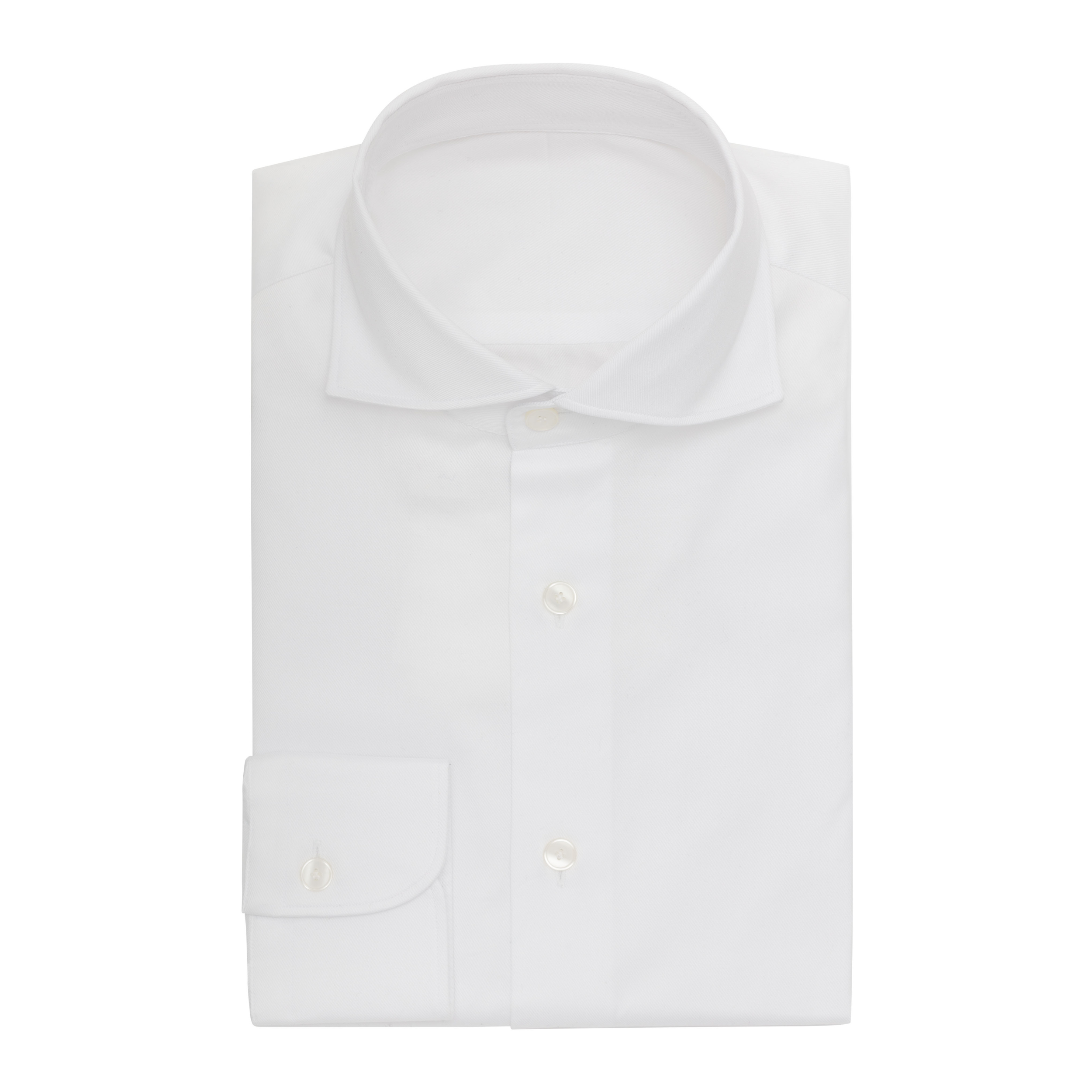 Hemd - weiß dobby twill handmade