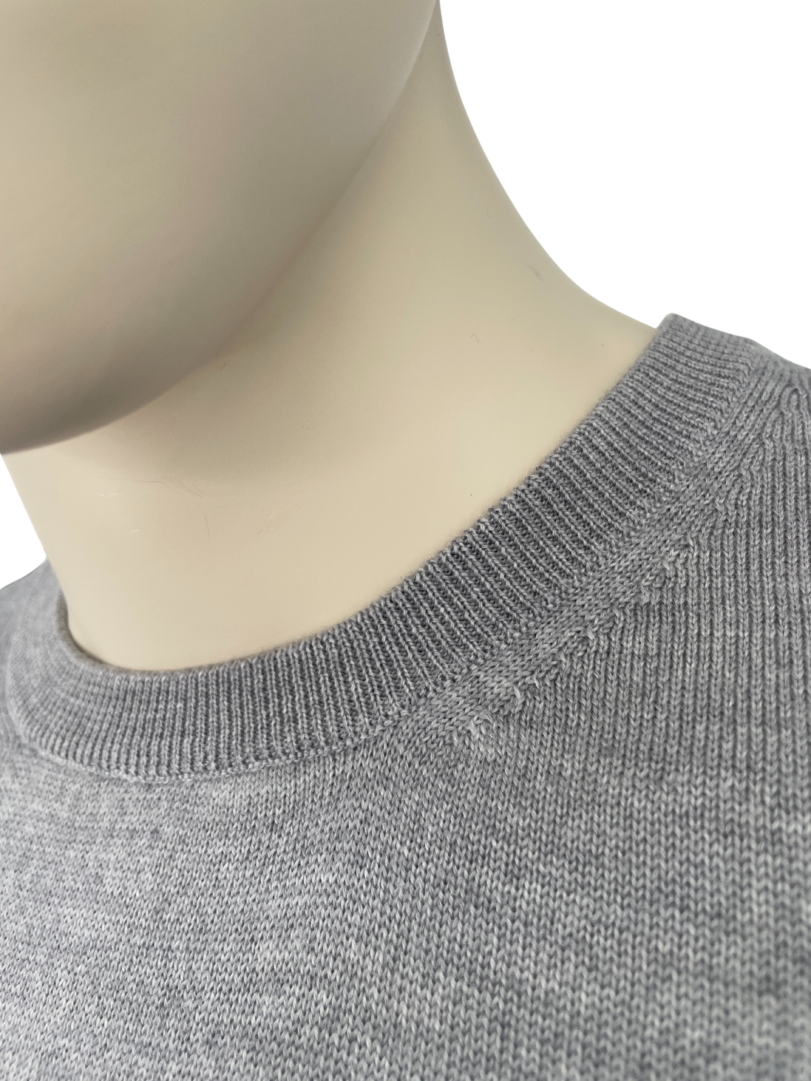 Merino Pullover in Grau