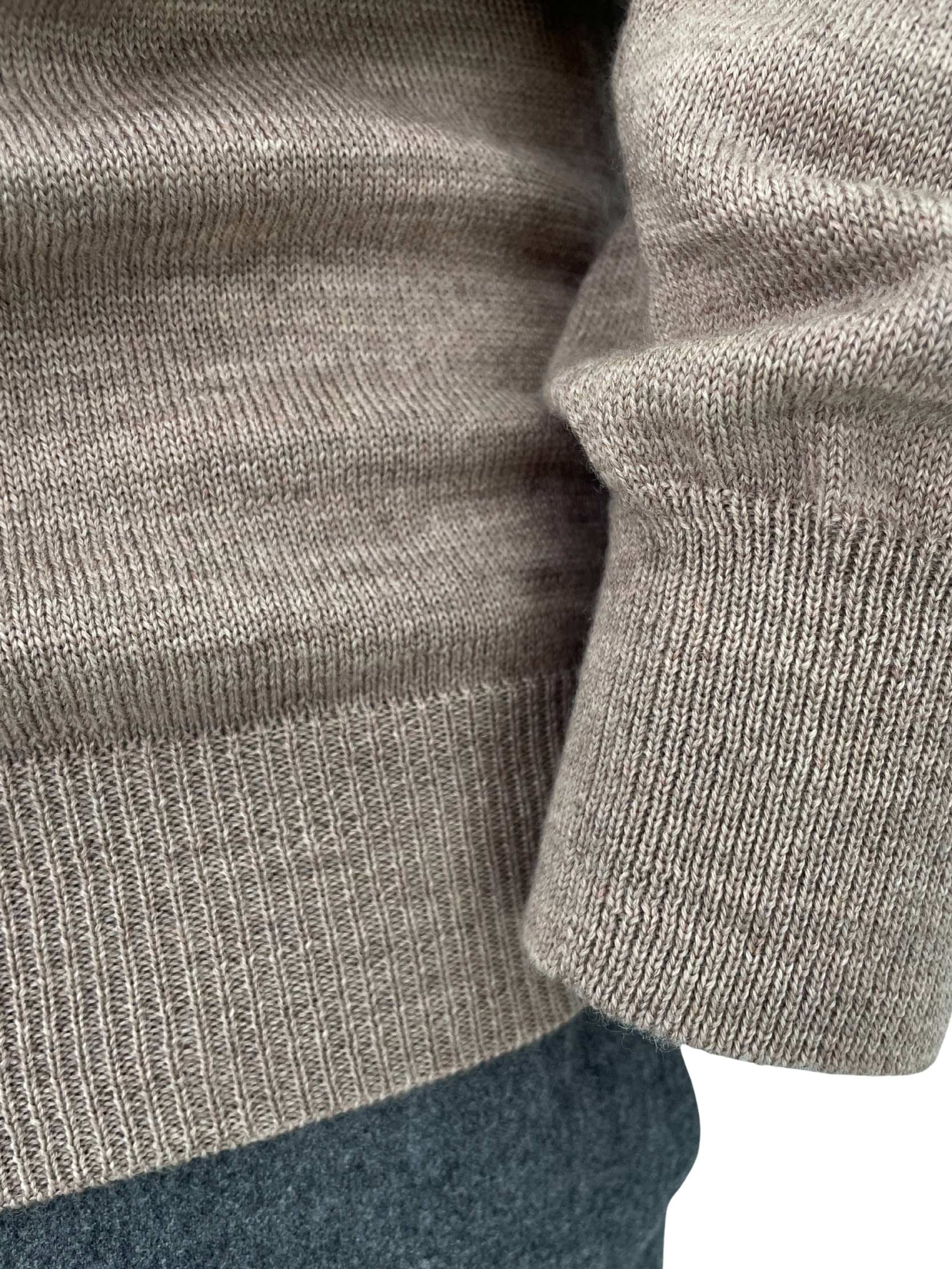 Merino Hoodie in Beige