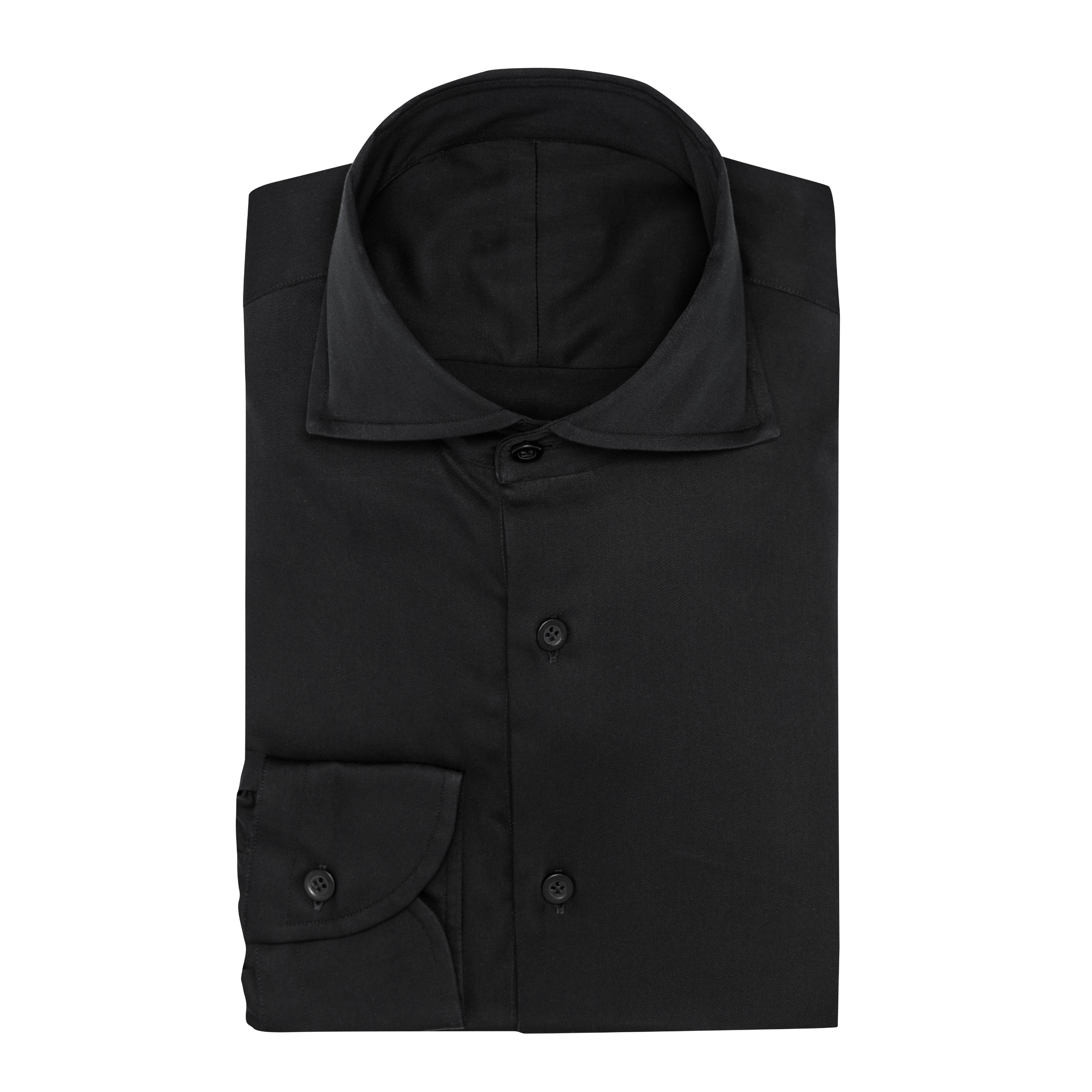 Hemd - poplin black