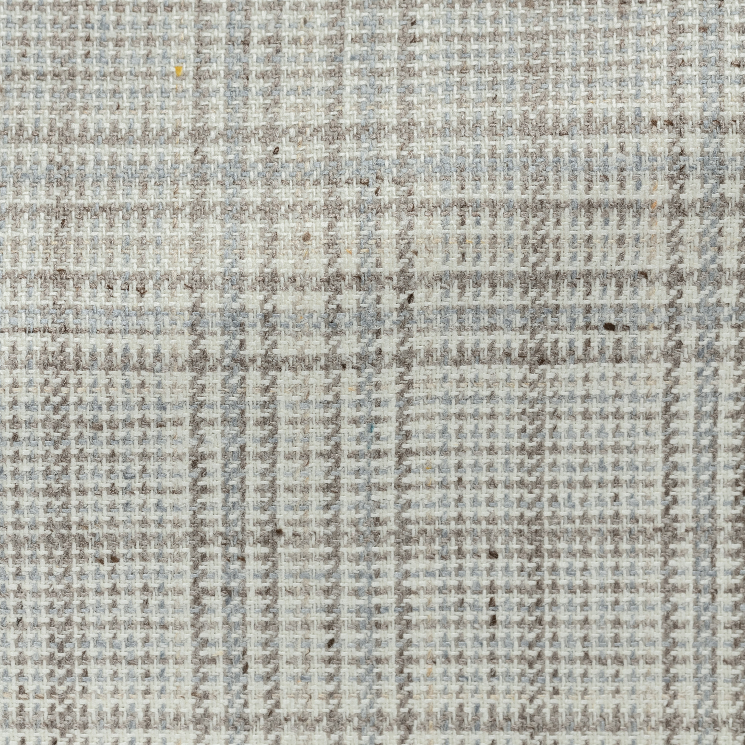 Sakko in Ivory-Oatmeal mit doppeltem Windowpane-Muster